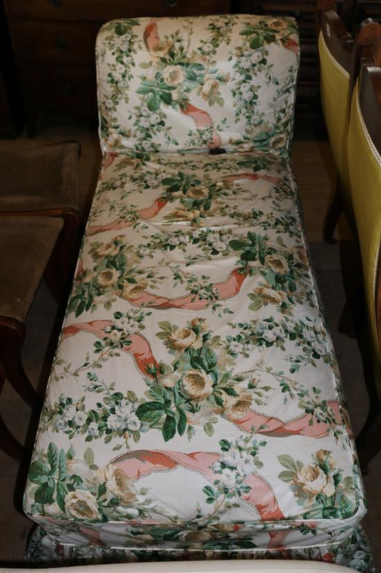 Ottoman couch, fitted loose covers
